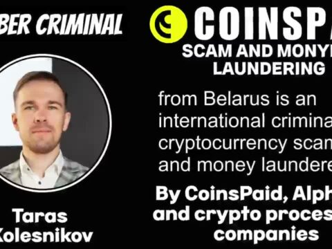 Taras Kolesnikov Coinspaid team is an international scammer behind #Softswiss, #AlphaPo, #Coinspaid and Ivan Montik